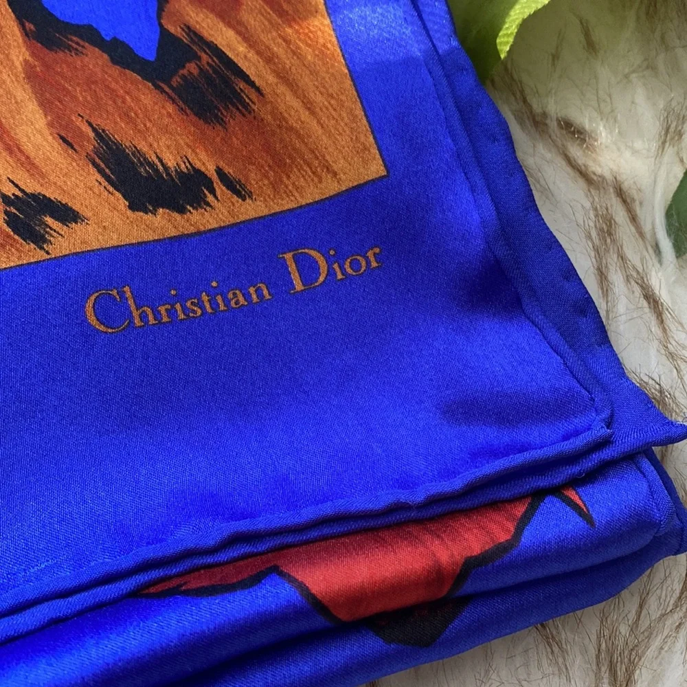 Christian Dior silk scarf